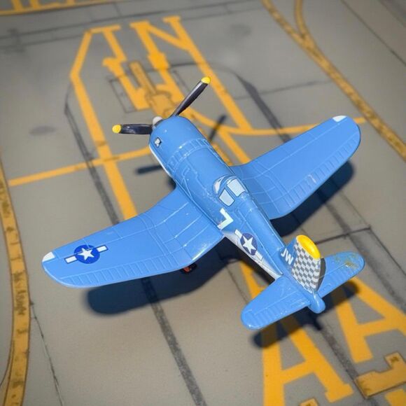 Disney Pixar Planes #7 Skipper Riley Die Cast Airplane Toy Aircraft A40 - Picture 4 of 9